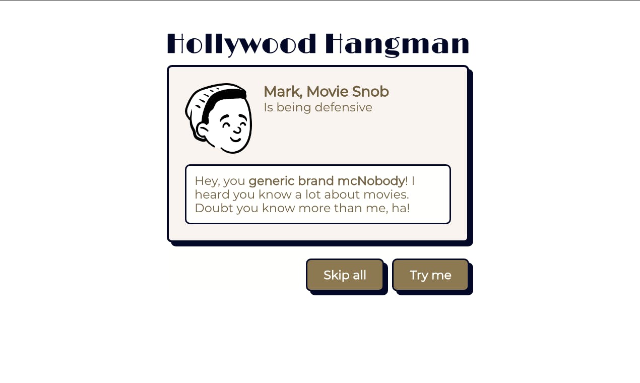 Hollywood Hangman media 1