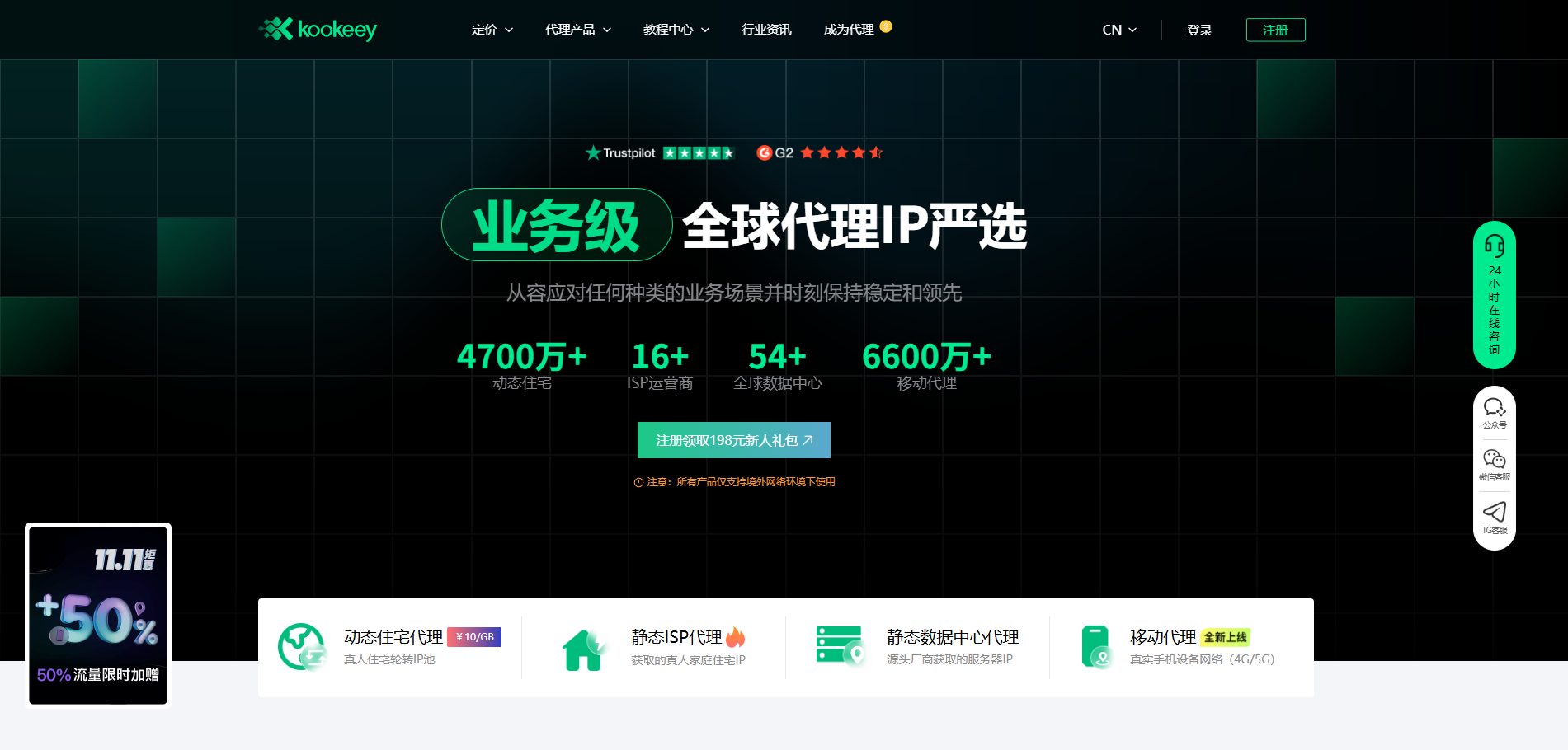 kookeey - Main screenshot showing features and interface