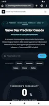 Snow Day Predictor Canada gallery image