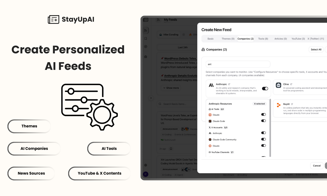 Media StayUpAI - Stay ahead of the AI curve – Never miss what matters 2