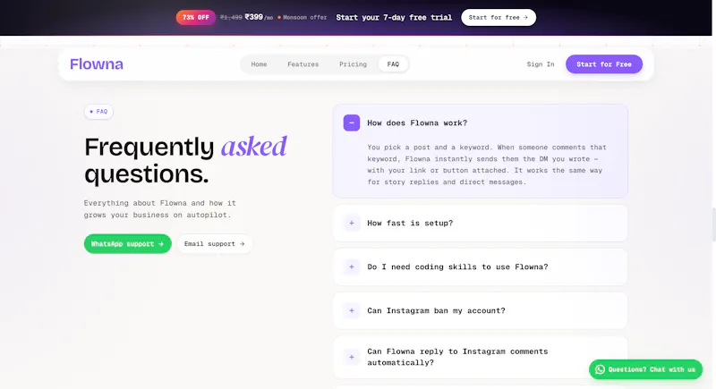 Flowna screenshot 2