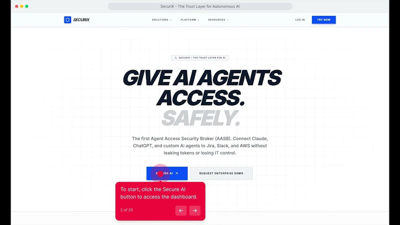 SecuriX screenshot 1 (video preview)