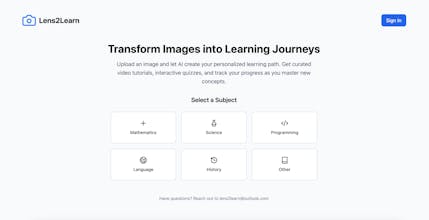 Lens2Learn gallery image