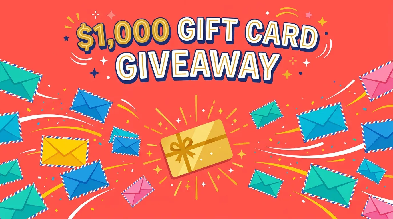 Free $1,000 Gift Card: Who Can Enter