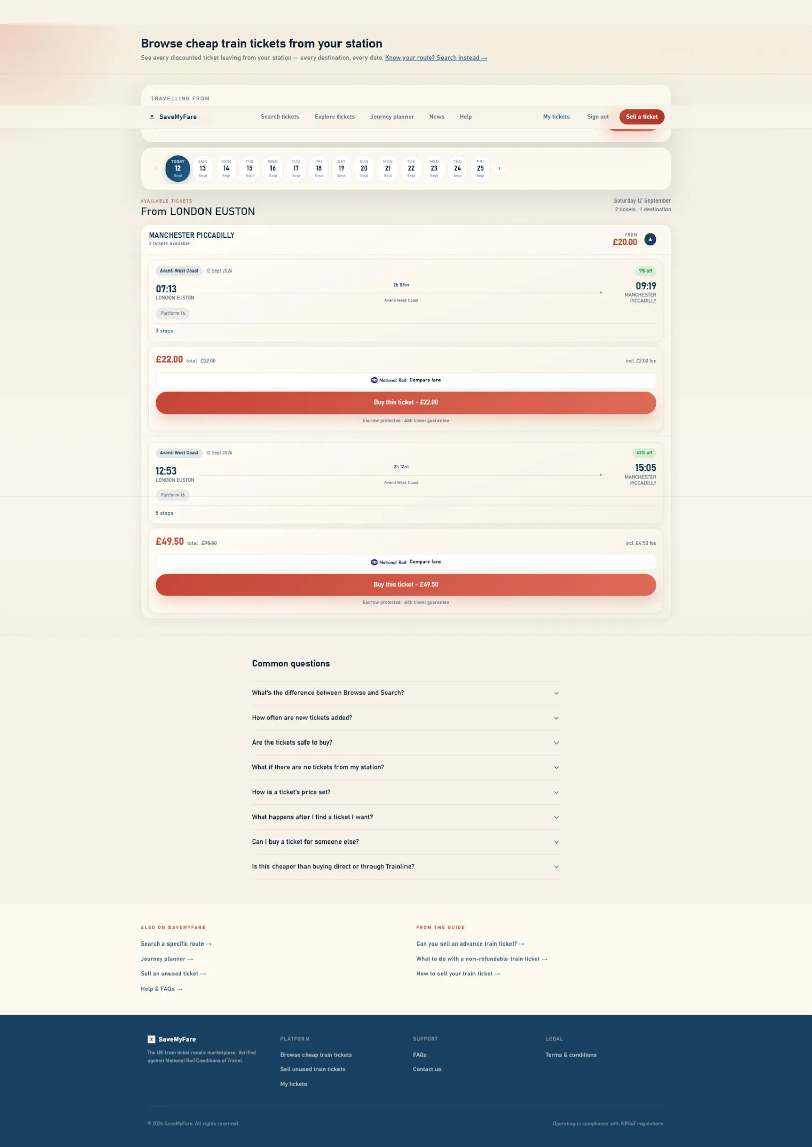 SaveMyFare screenshot 1