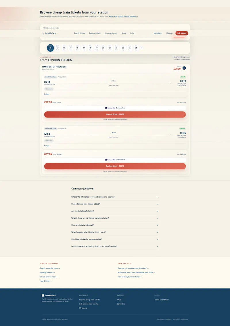 SaveMyFare screenshot 1