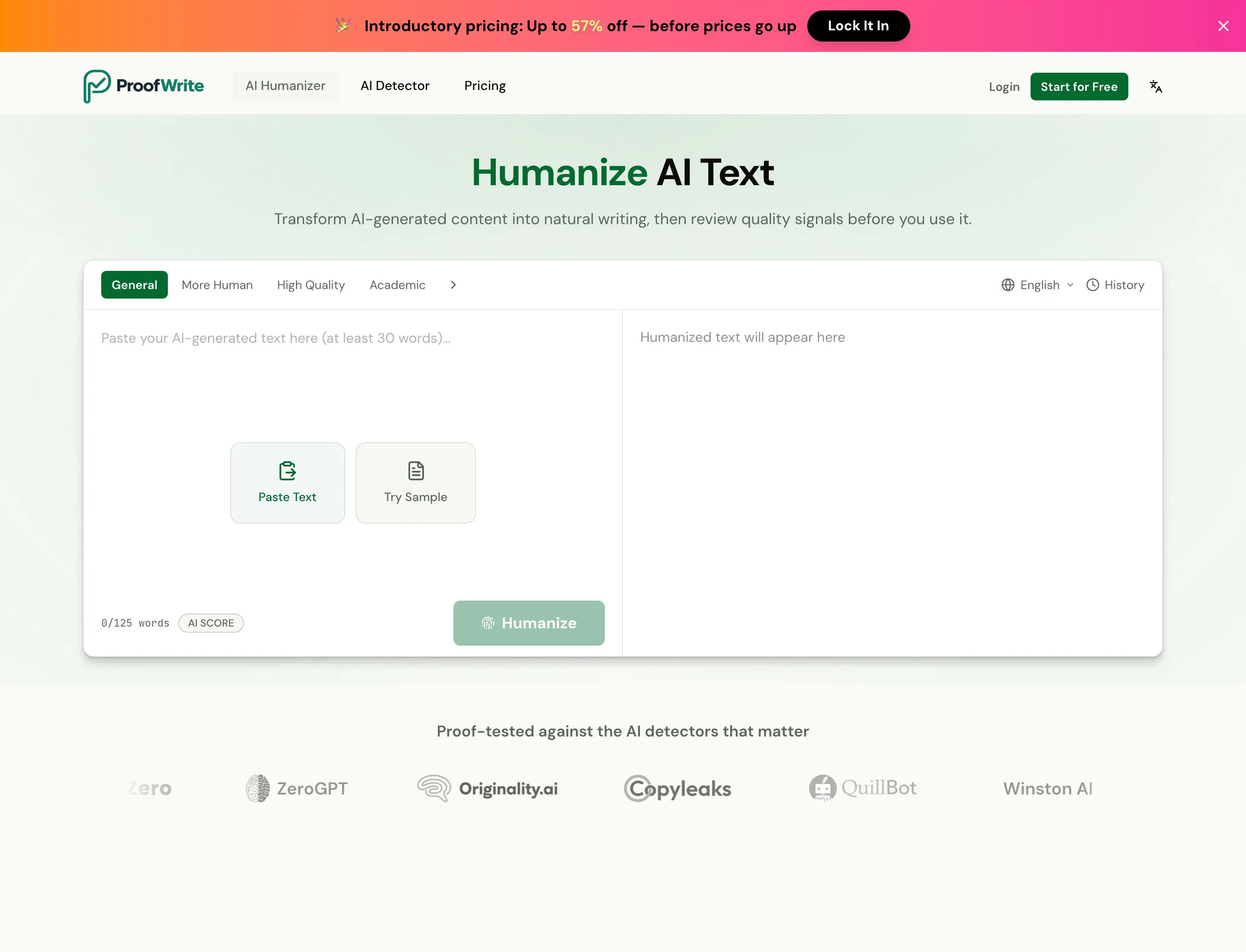 ProofWrite AI 截图 2