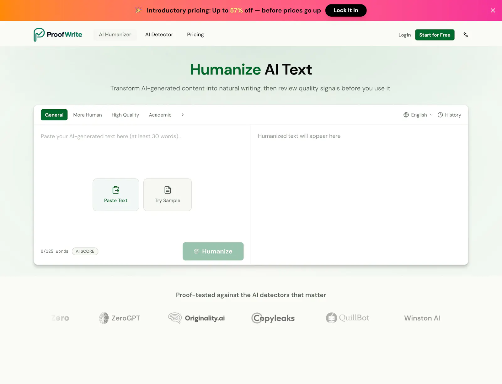 ProofWrite AI screenshot 2