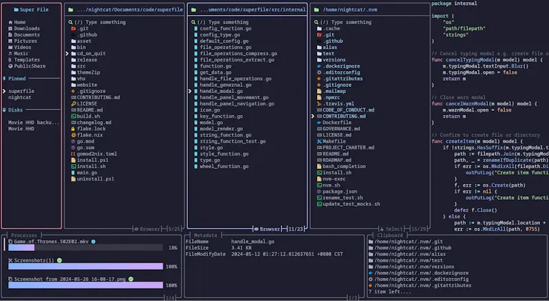 superfile screenshot 2