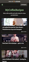 MyCoffeeRecipes gallery image