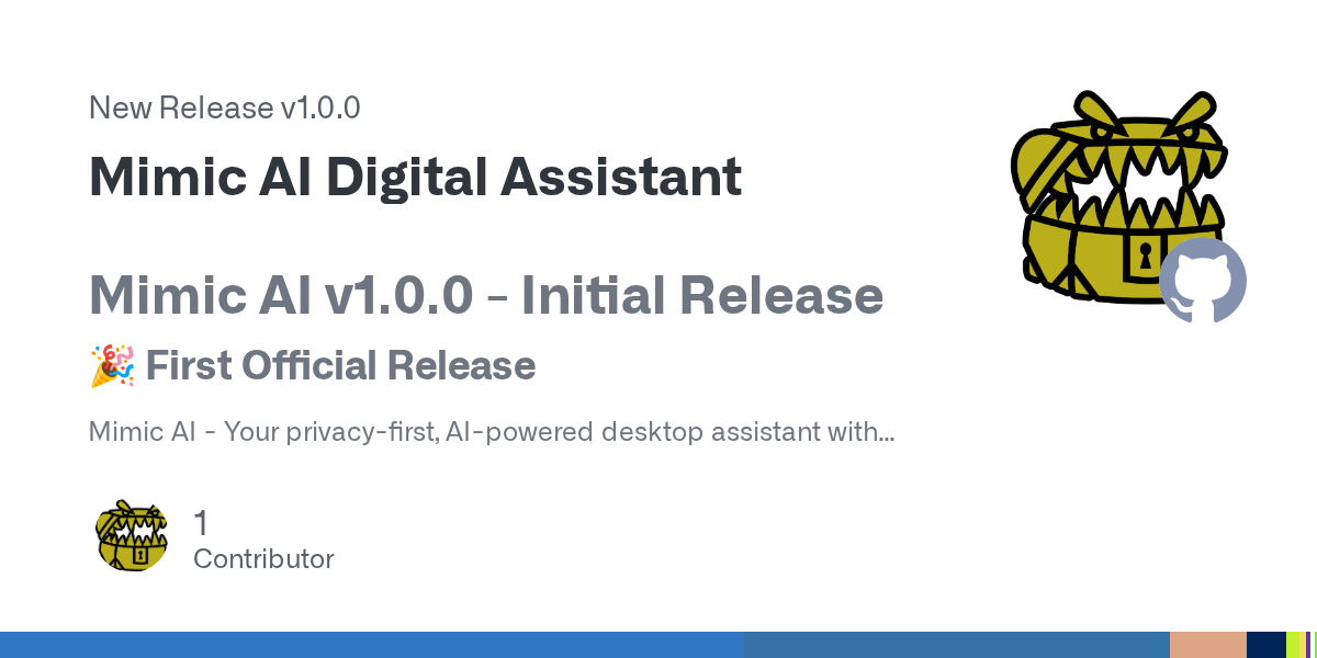 Mimic AI Digital Assistant - Main product screenshot demonstrating key features and user interface