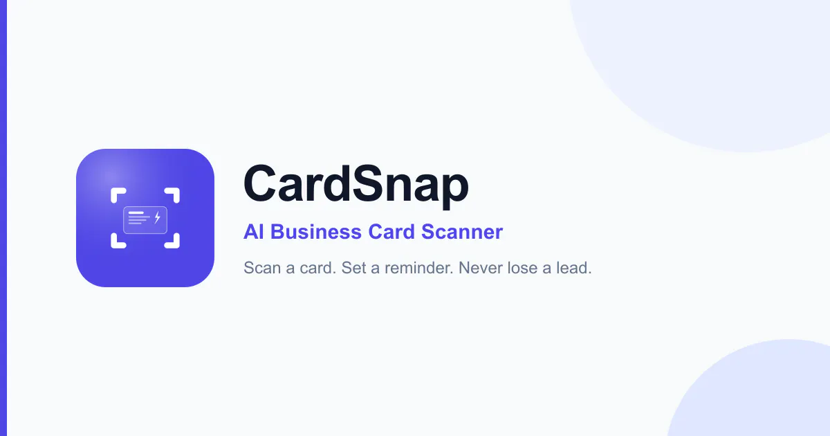 CardSnap 截图