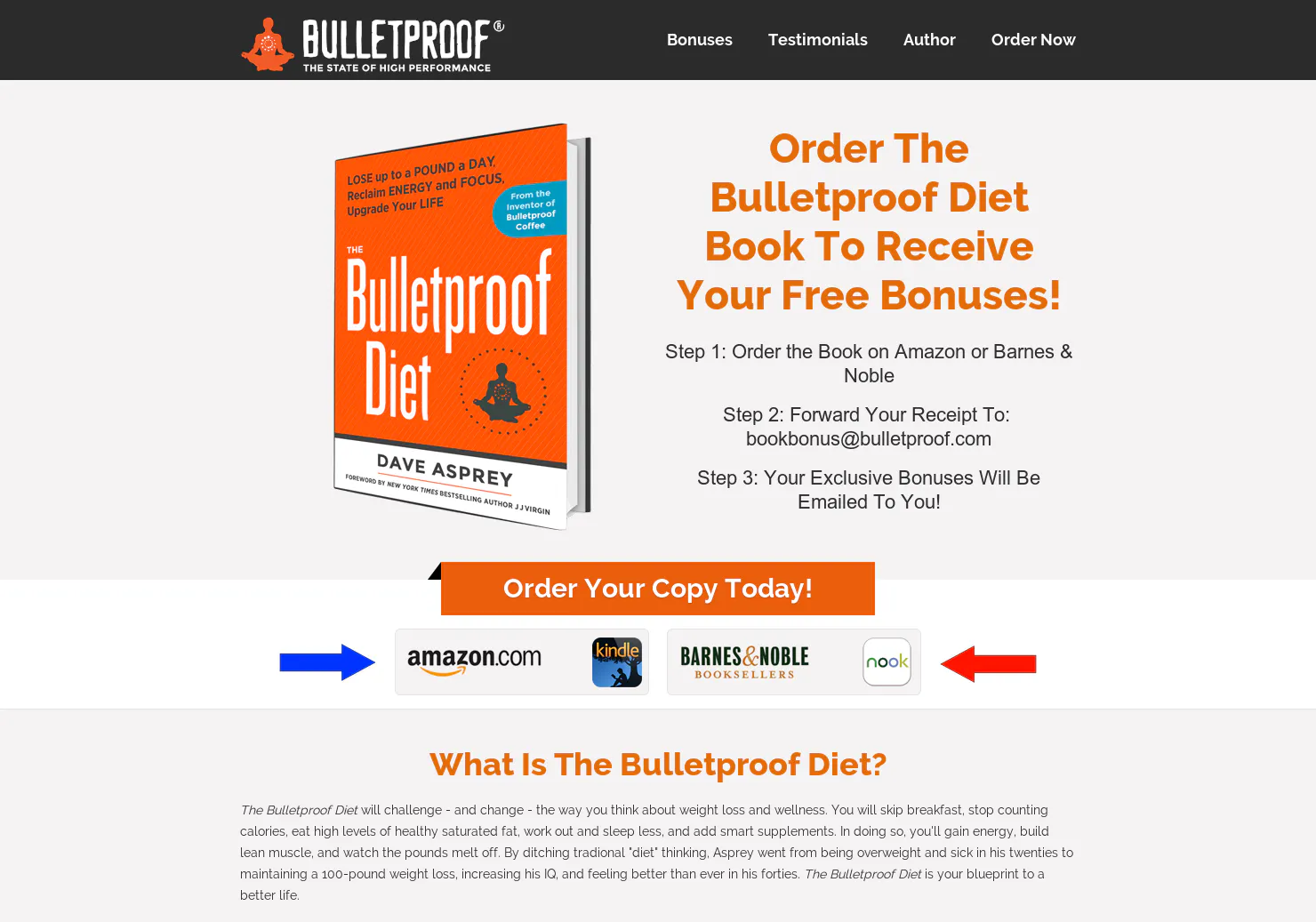Bulletproof Diet Book