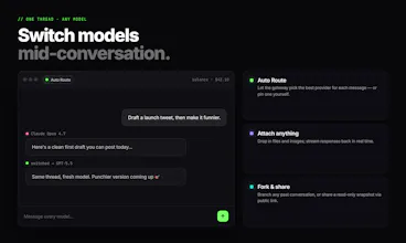 LLM Gateway Chat gallery image