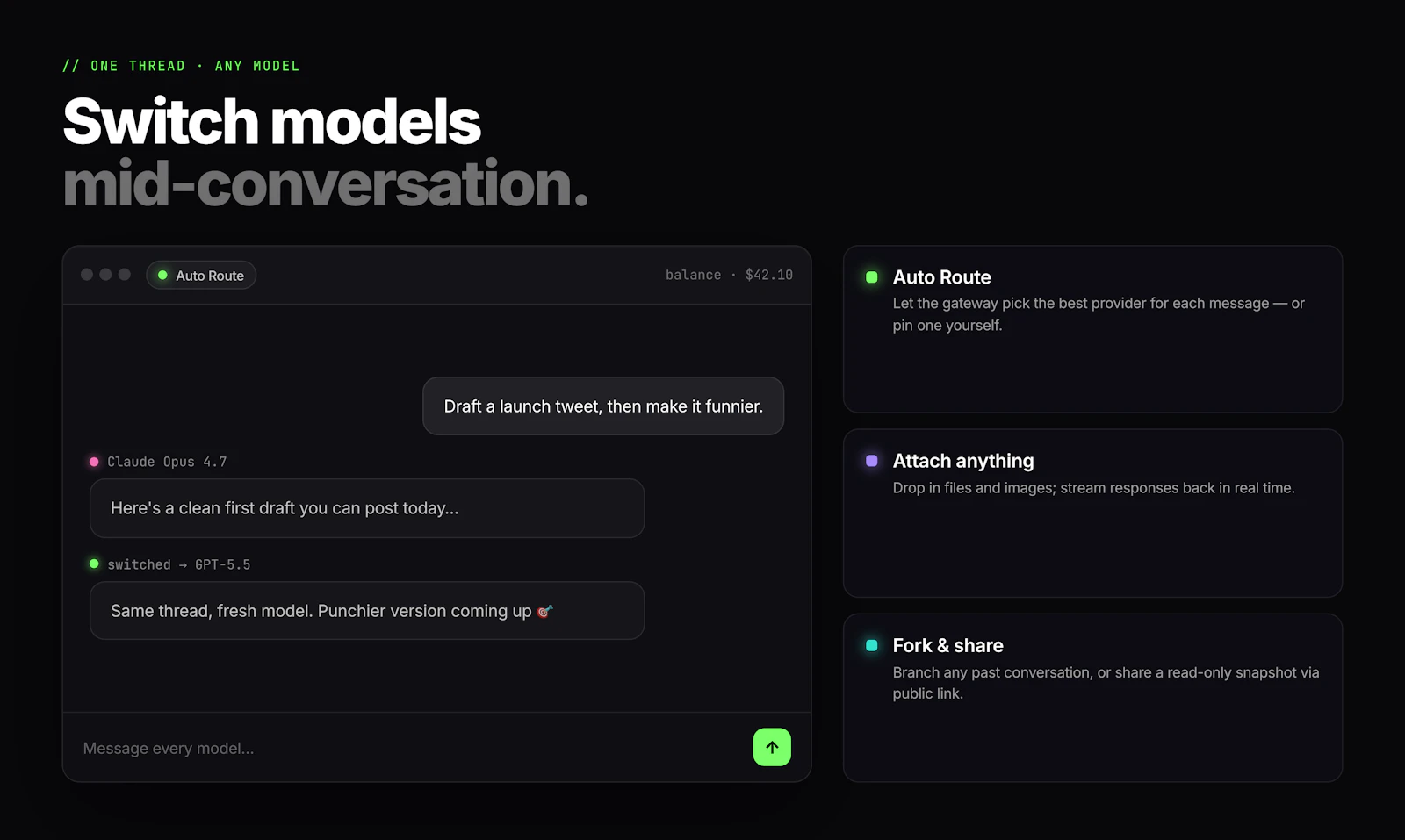 LLM Gateway Chat screenshot 3