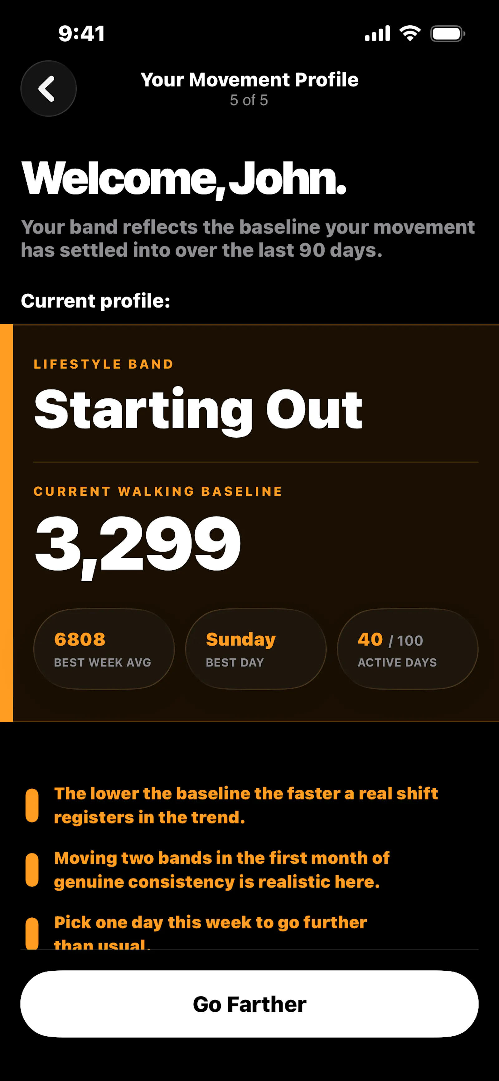 Farther: Walking Intelligence screenshot 2