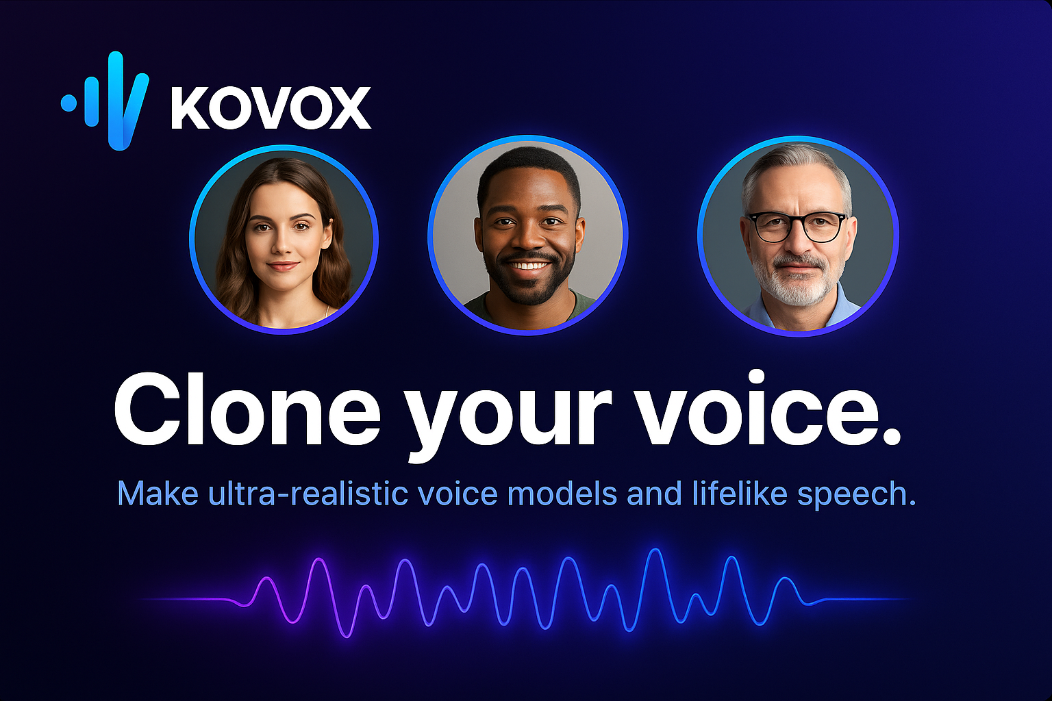 Kovox - Voci di intelligenza artificiale ultra-realistiche per creatori e marchi media 3