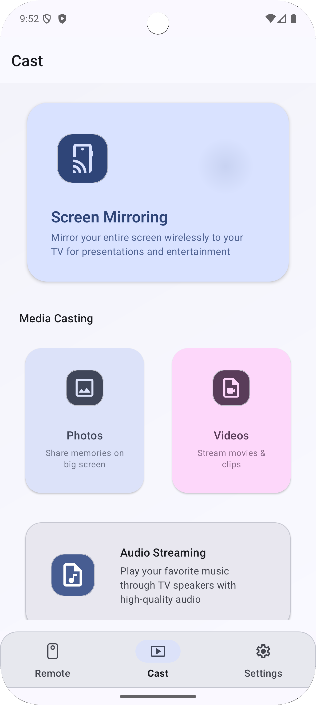 Remote for Android TV media 4