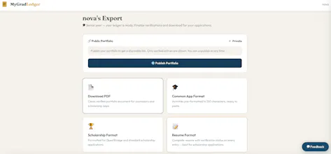 MyGradLedger gallery image