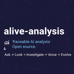 alive-analysis - Product Hunt launch logo and brand identity