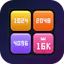 Merge Numbers: Offline Puzzle