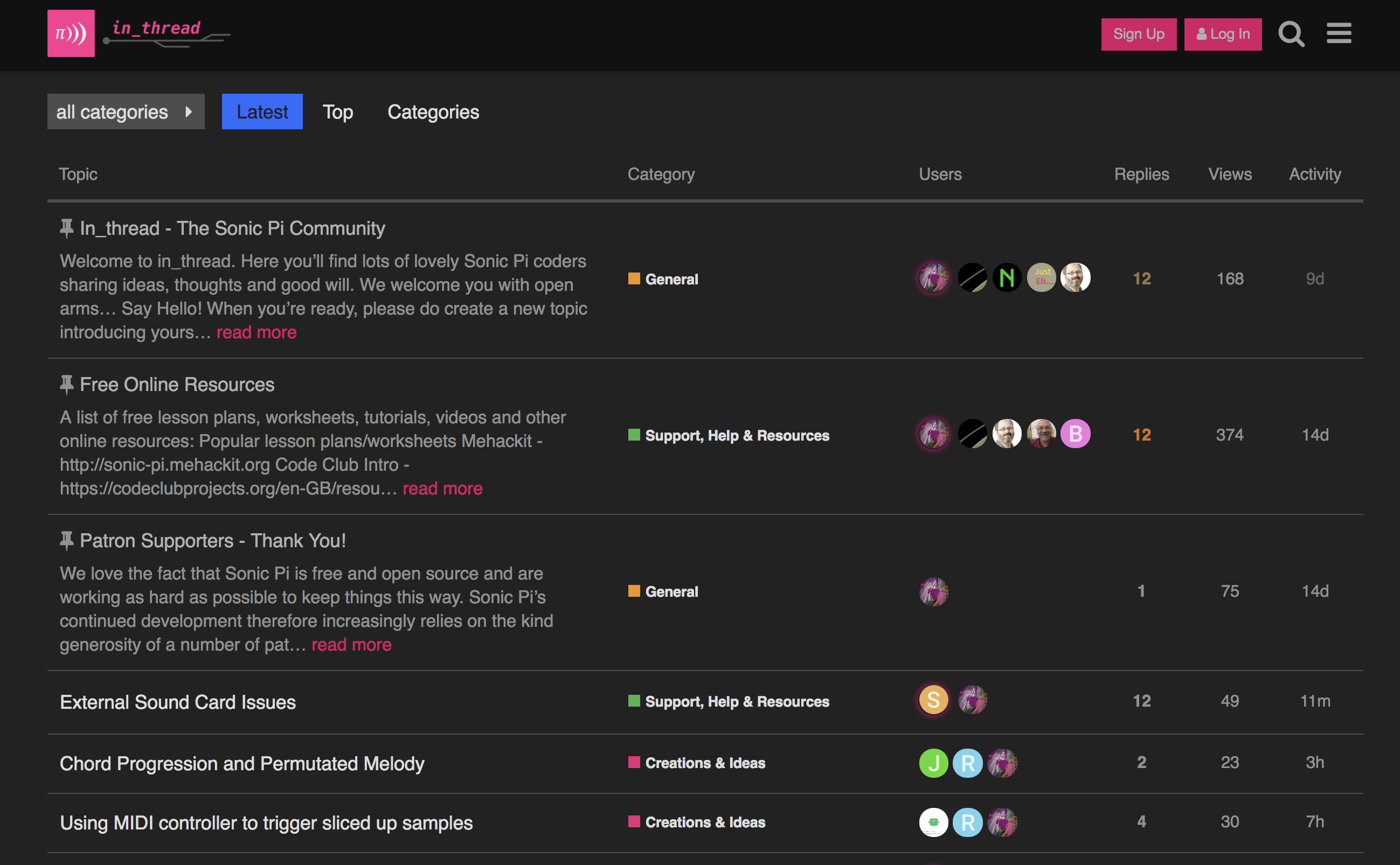 Sonic Pi gallery image