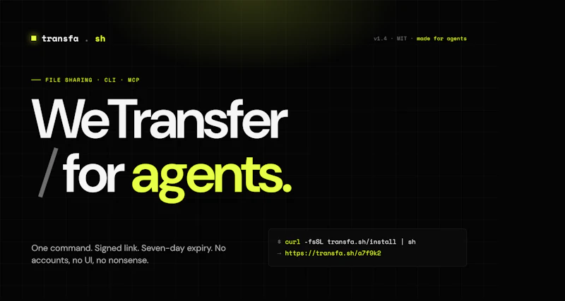 transfa.sh screenshot 1
