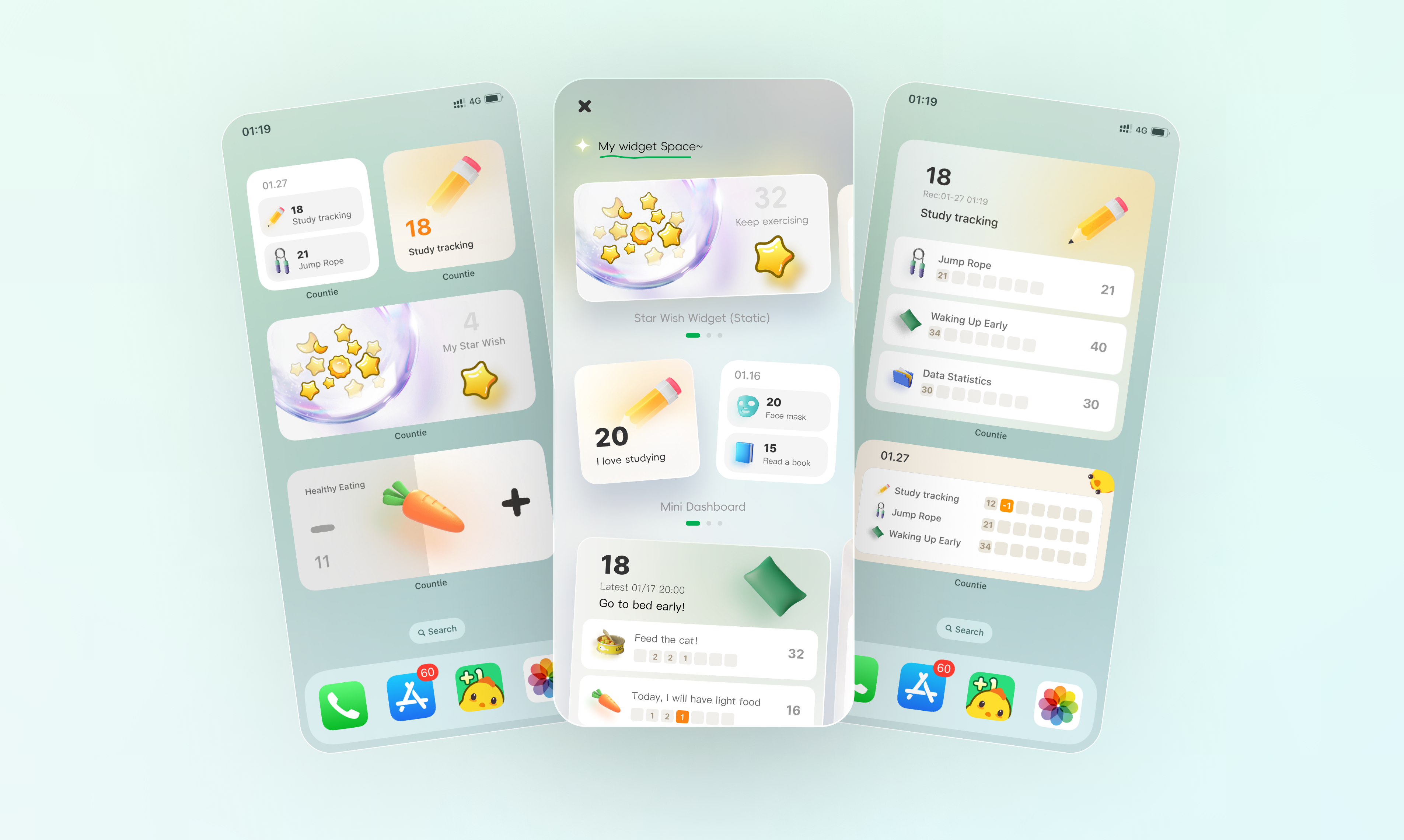 Countie: Tally Counter, Gewohnheit Medien 2