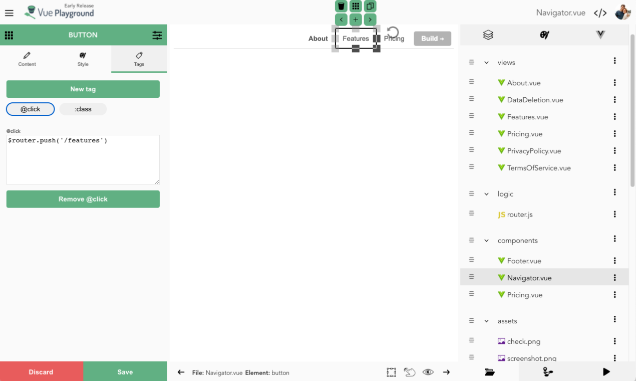 Vue Play media 3