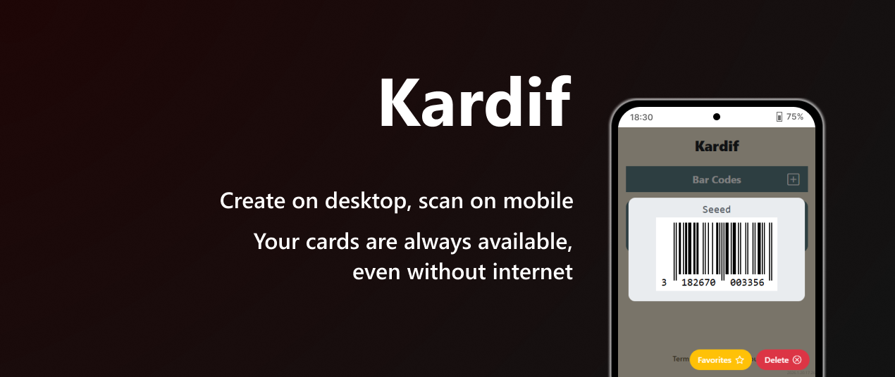 Kardif - Screenshot 3 showing product features and functionality