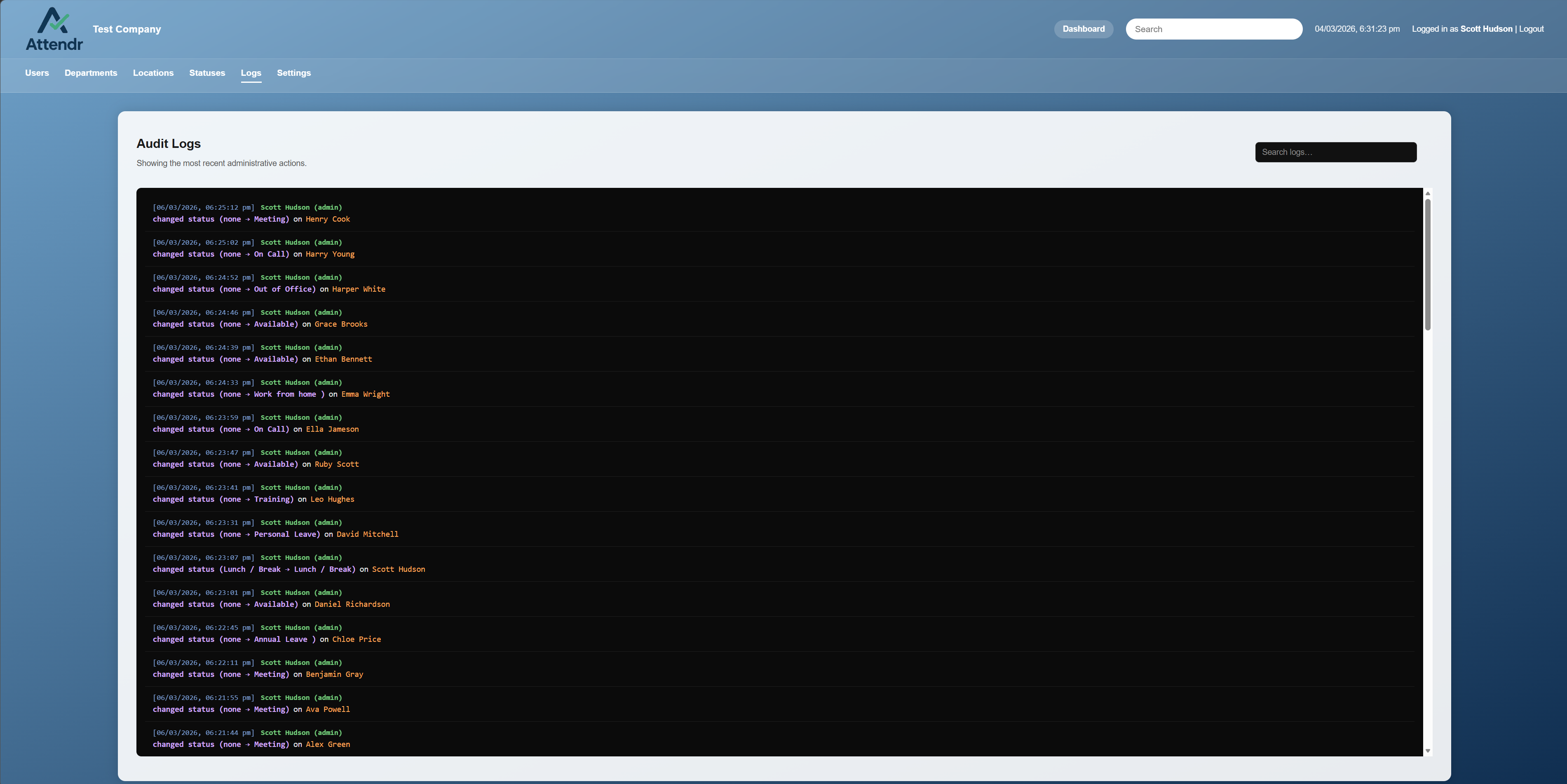 Attendr - Screenshot 5 showing product features and functionality