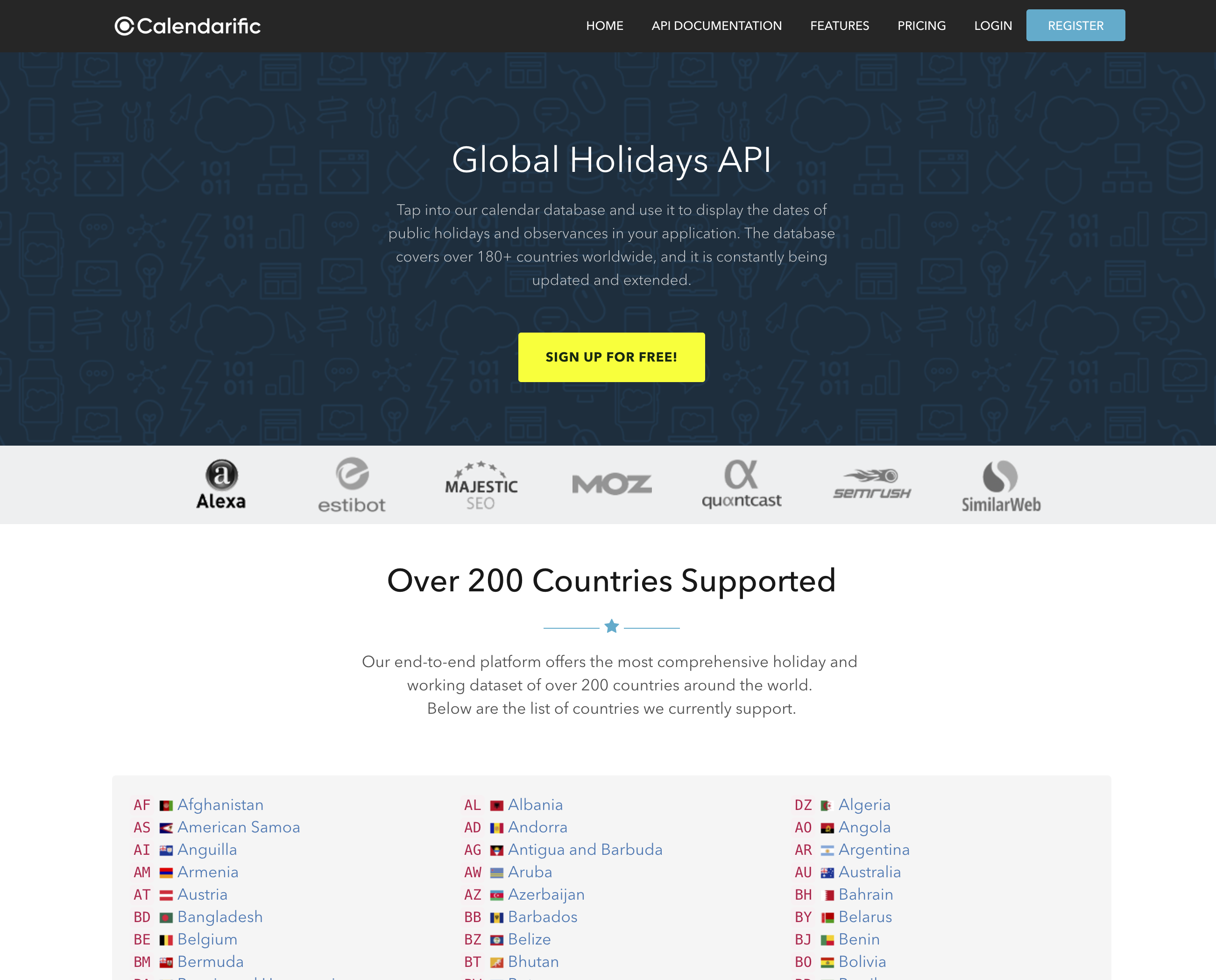 Calendarific gallery image