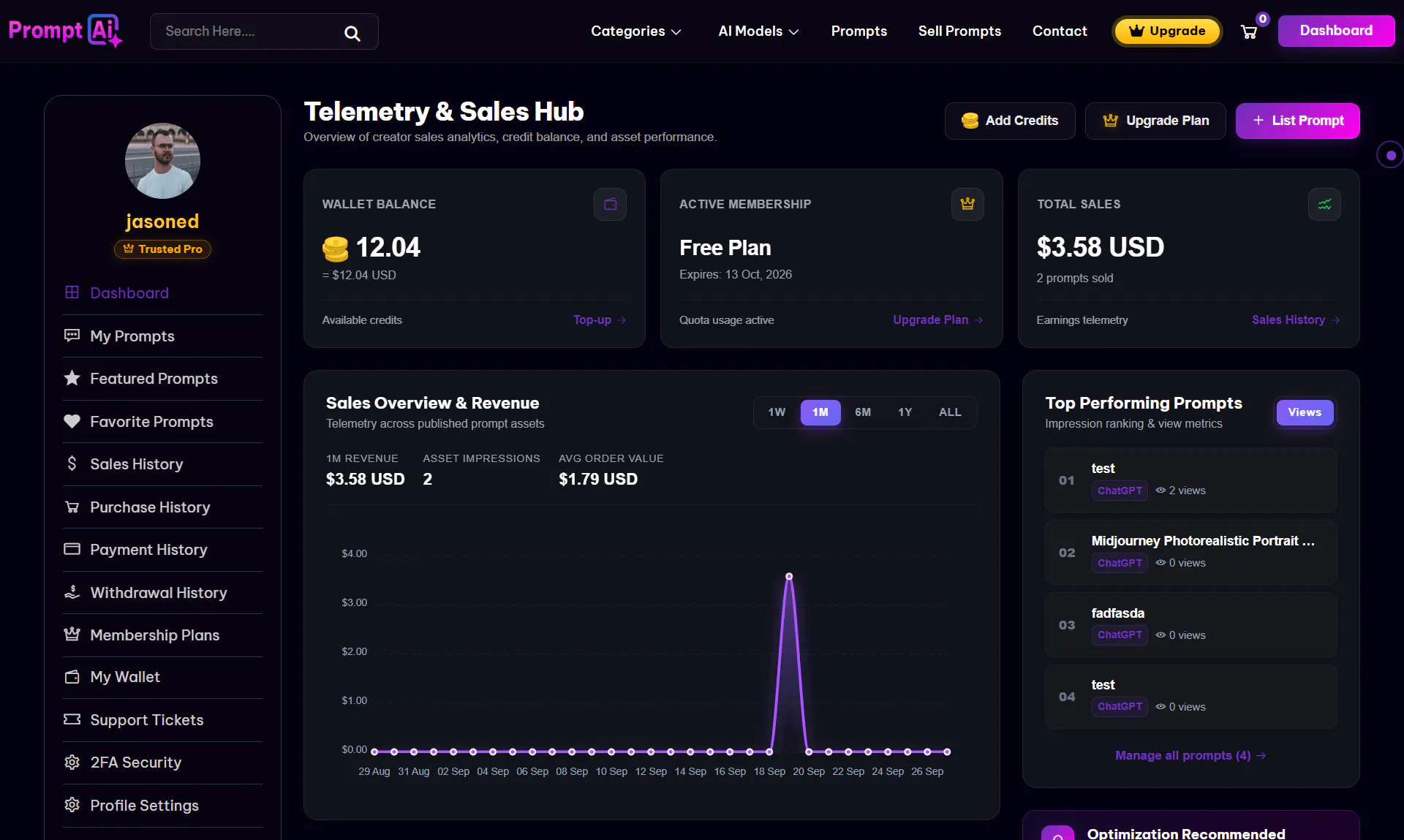 PromptAi Market - Ai Prompt Marketplace gallery image