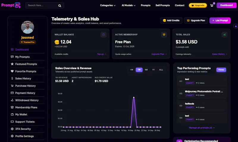 PromptAi Market - Ai Prompt Marketplace screenshot 4