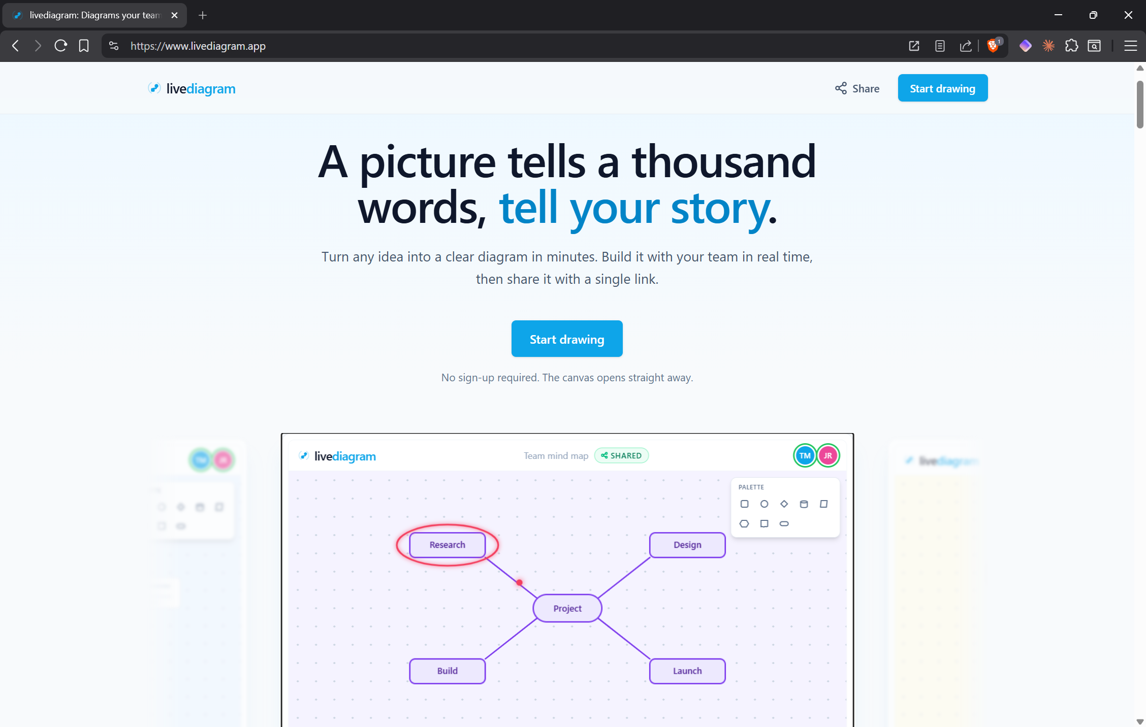 livediagram.app gallery image