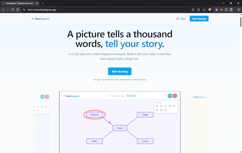 livediagram.app screenshot 1