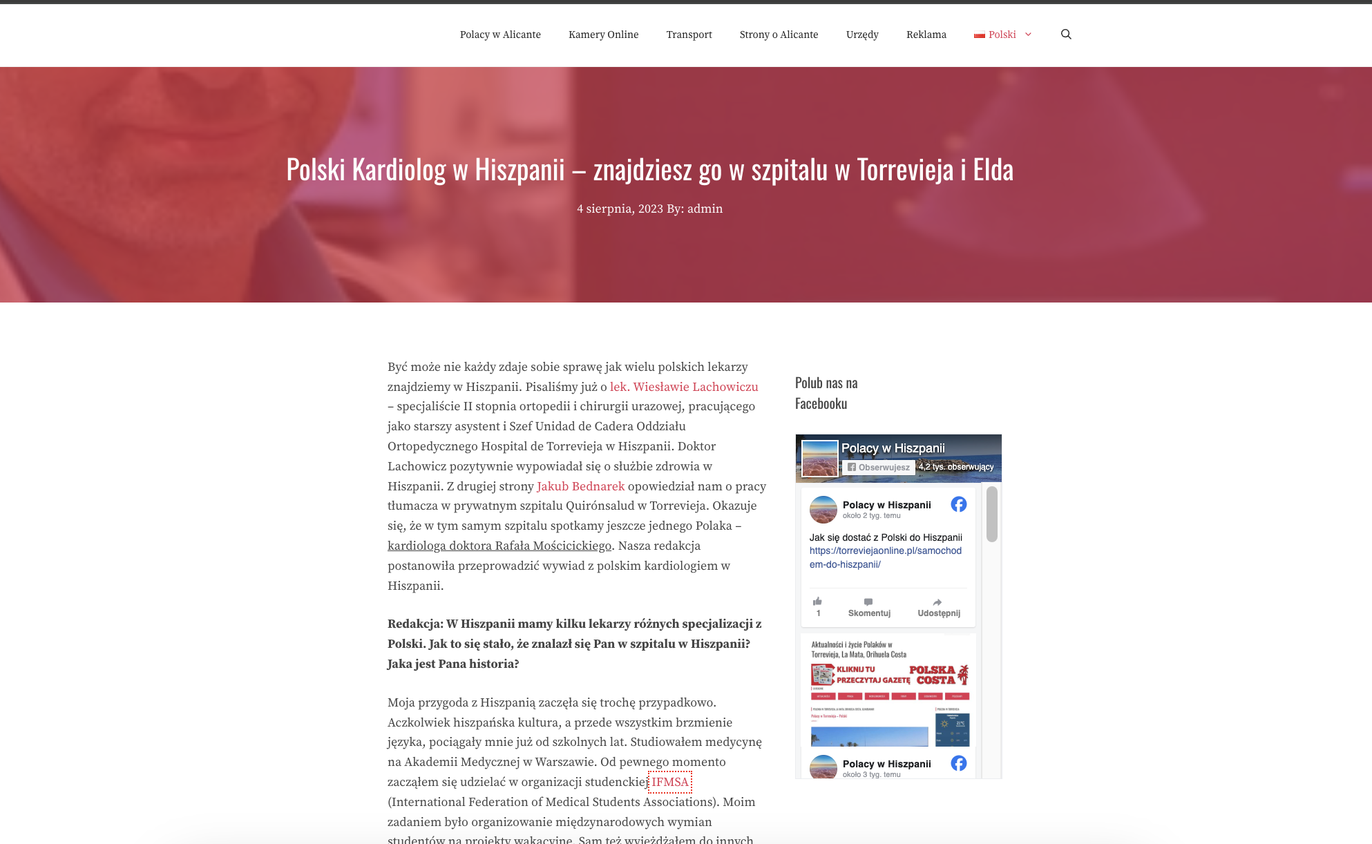 Media Komuniti Poland di Alicante - Kami menerbitkan berita dari Alicante. 3