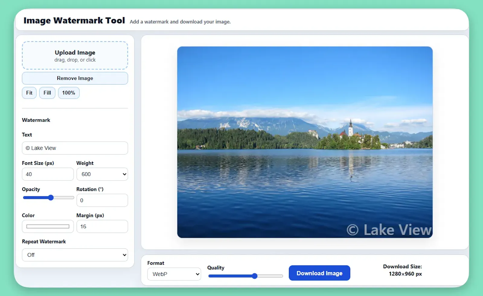Image Watermark Tool screenshot 3