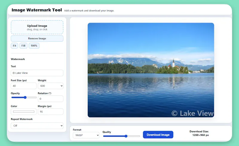 Image Watermark Tool screenshot 3