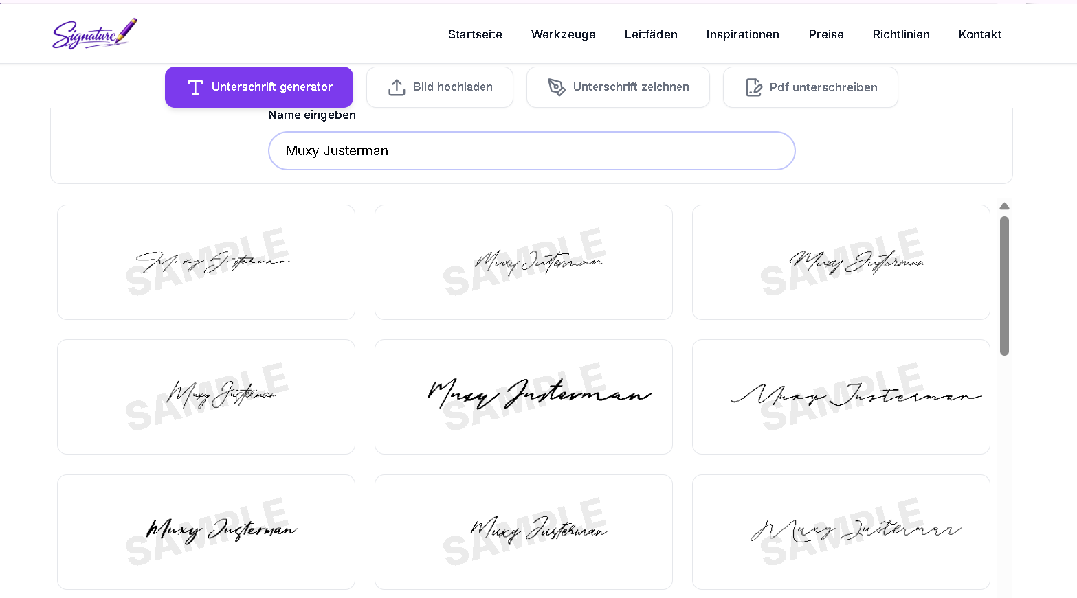 Online Signature Generator gallery image