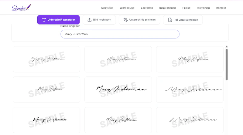 Online Signature Generator screenshot 2