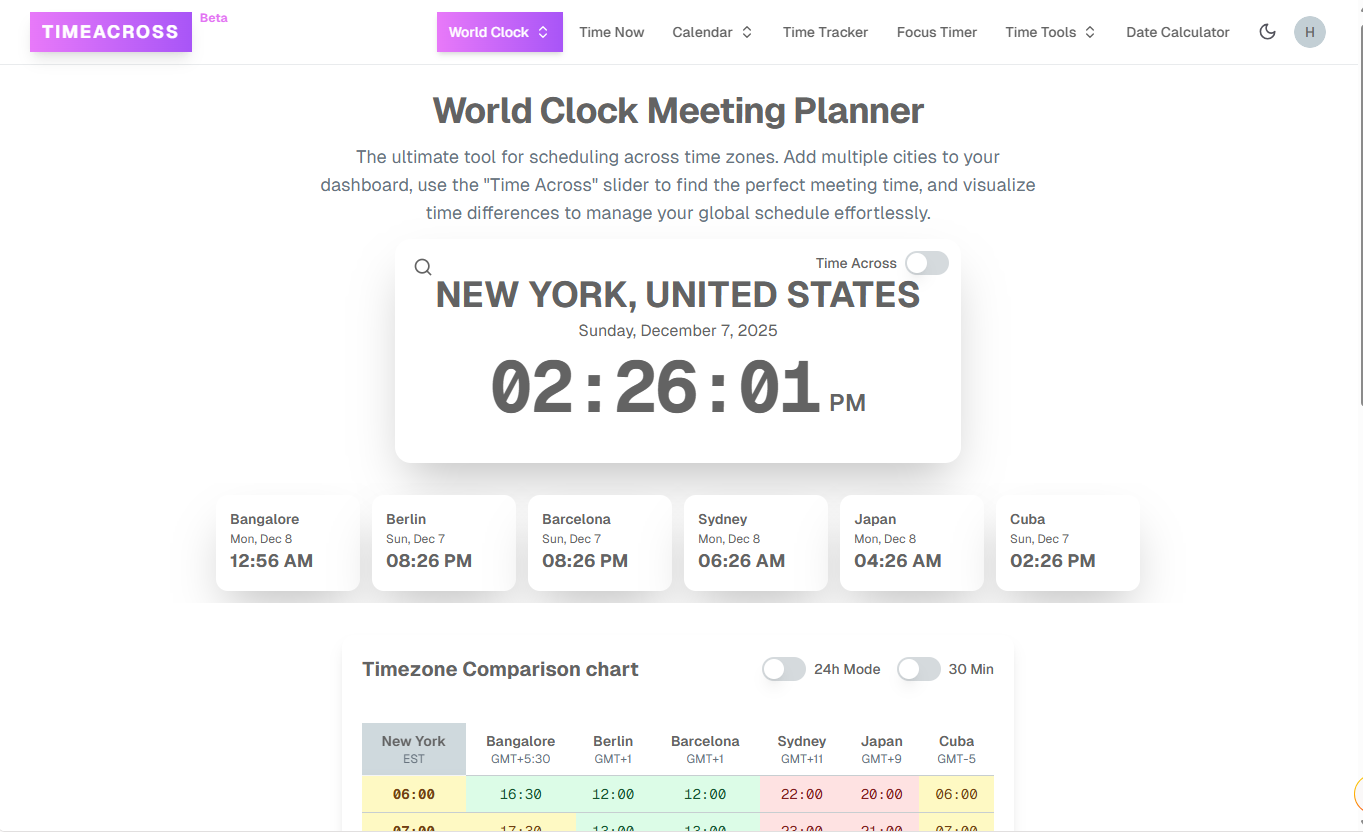 TimeAcross gallery image