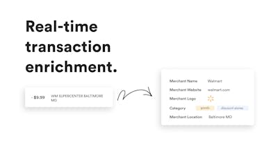 Real-time transaction Enrichment API gallery image