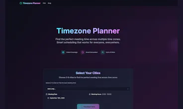 Timezone Planner gallery image