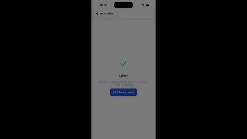Keyban Agent Wallet screenshot 1 (video preview)