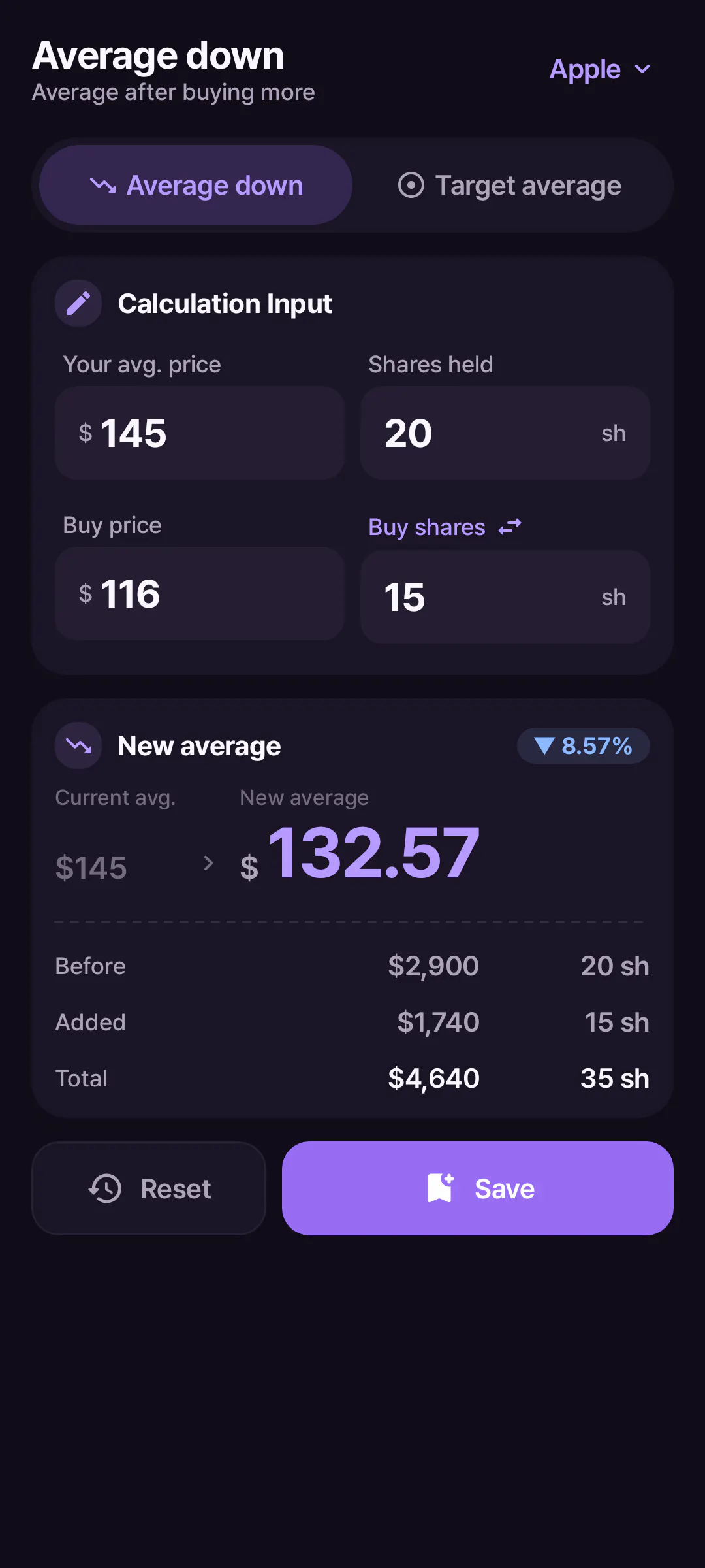 Stock Calculator gallery image