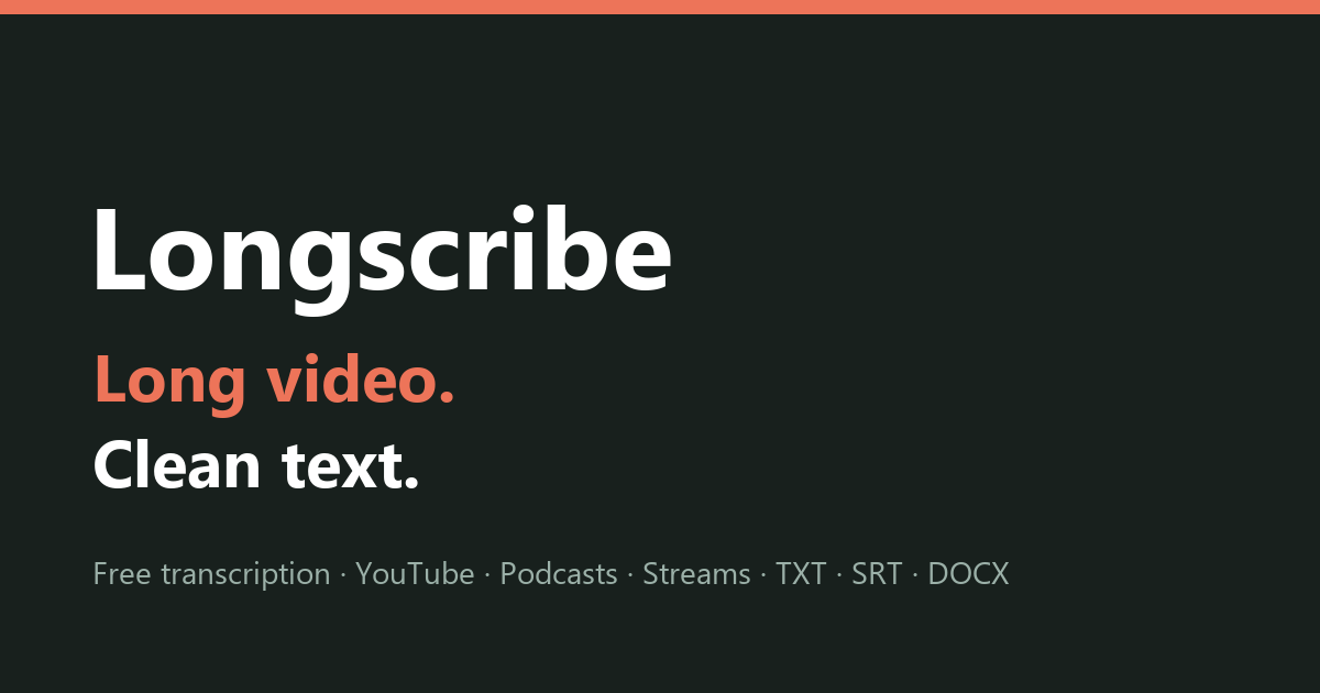 Longscribe gallery image
