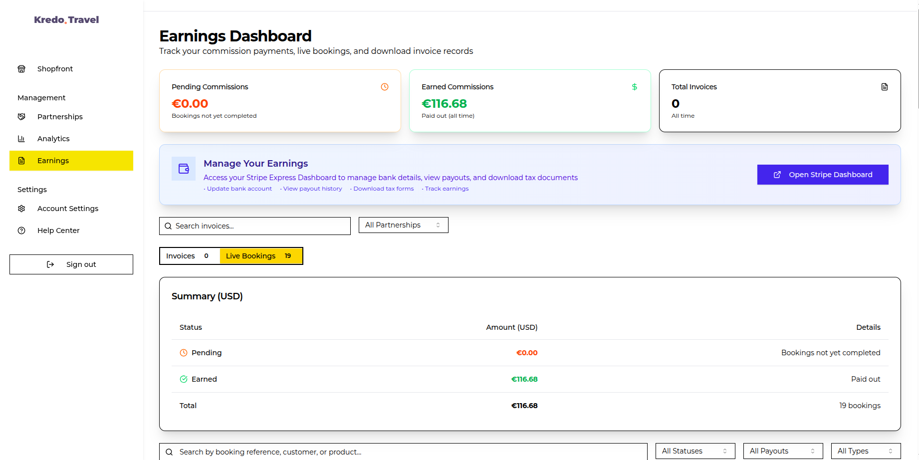 Kredo - Screenshot 2 showing product features and functionality