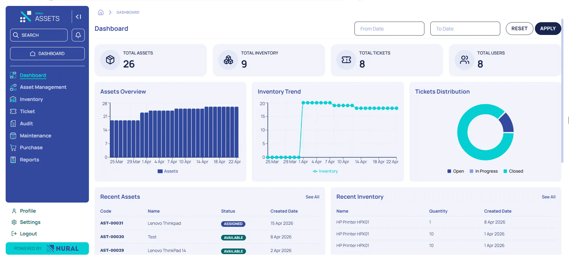  Nural Asset Management Software gallery image