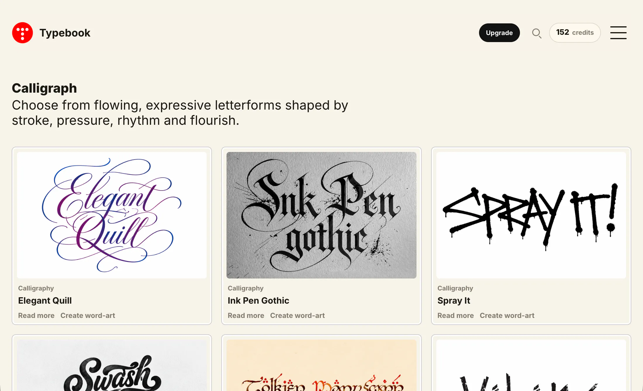 Typebook gallery image